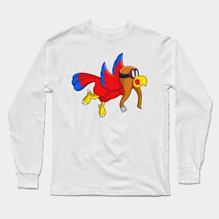 Parrot at Flying as Pilot Long Sleeve T-Shirt